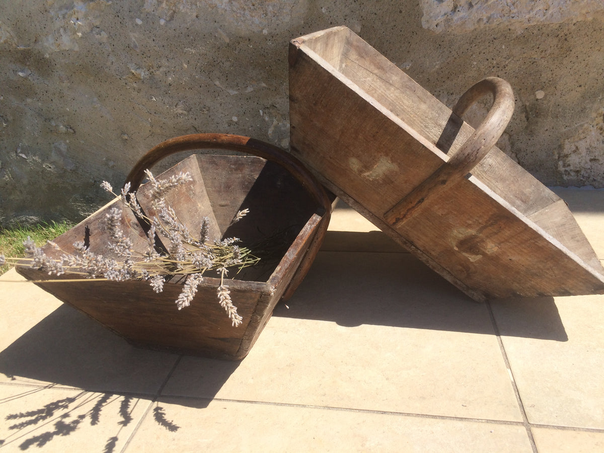 Original French grape trugs