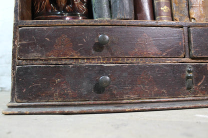 Early  19th c waterfall bookcase of smaller proportions