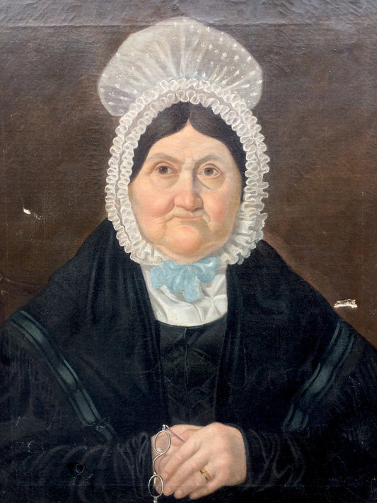 English school portrait of Mary Morris of Shropshire 1839