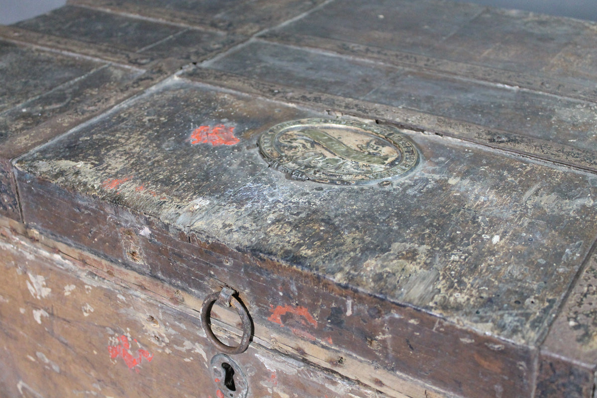 19th century Royal Navy campaign chest