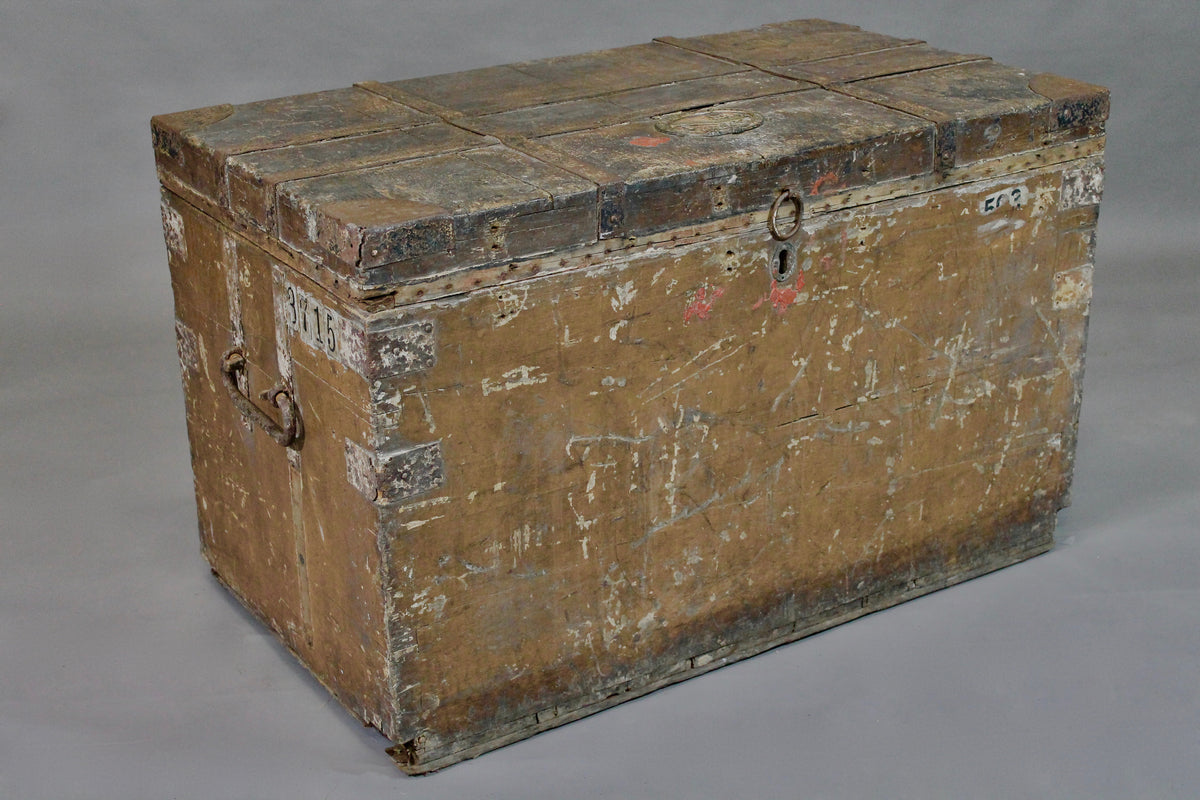 19th century Royal Navy campaign chest