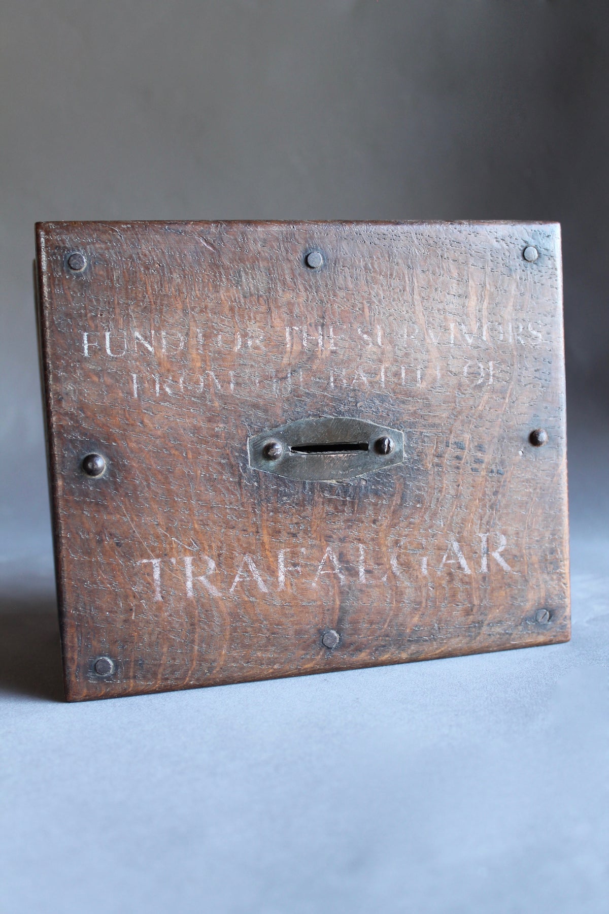 Oak collection box