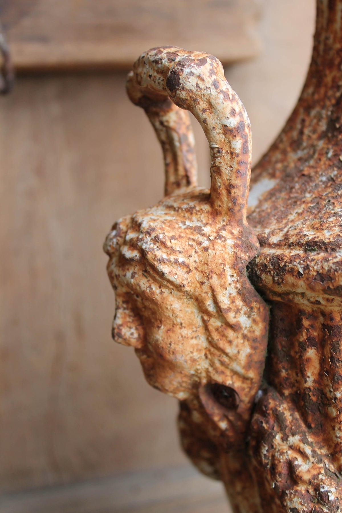 French cast iron urn