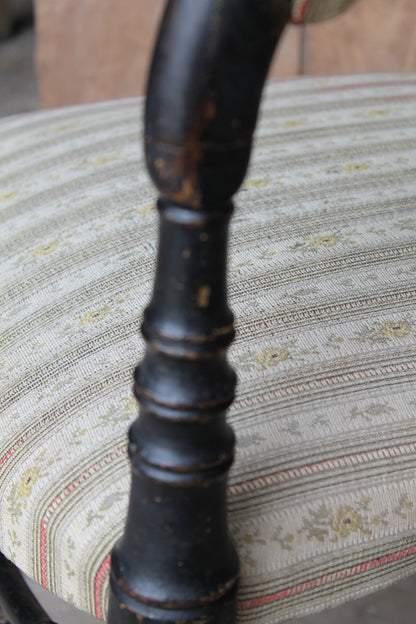 Reserved - Regency faux bamboo chair c. 1825