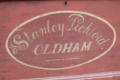Victorian chest in original paint Stanley Pickford. Oldham