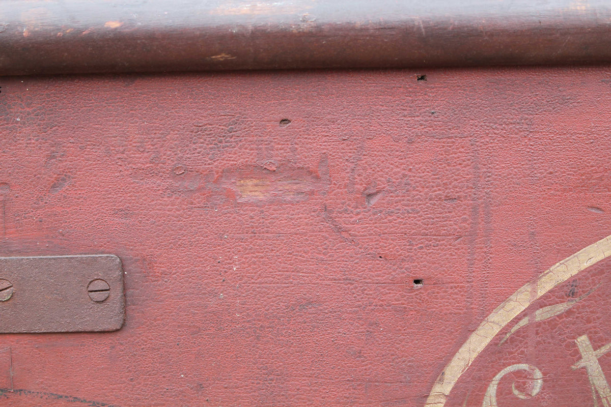 Victorian chest in original paint Stanley Pickford. Oldham