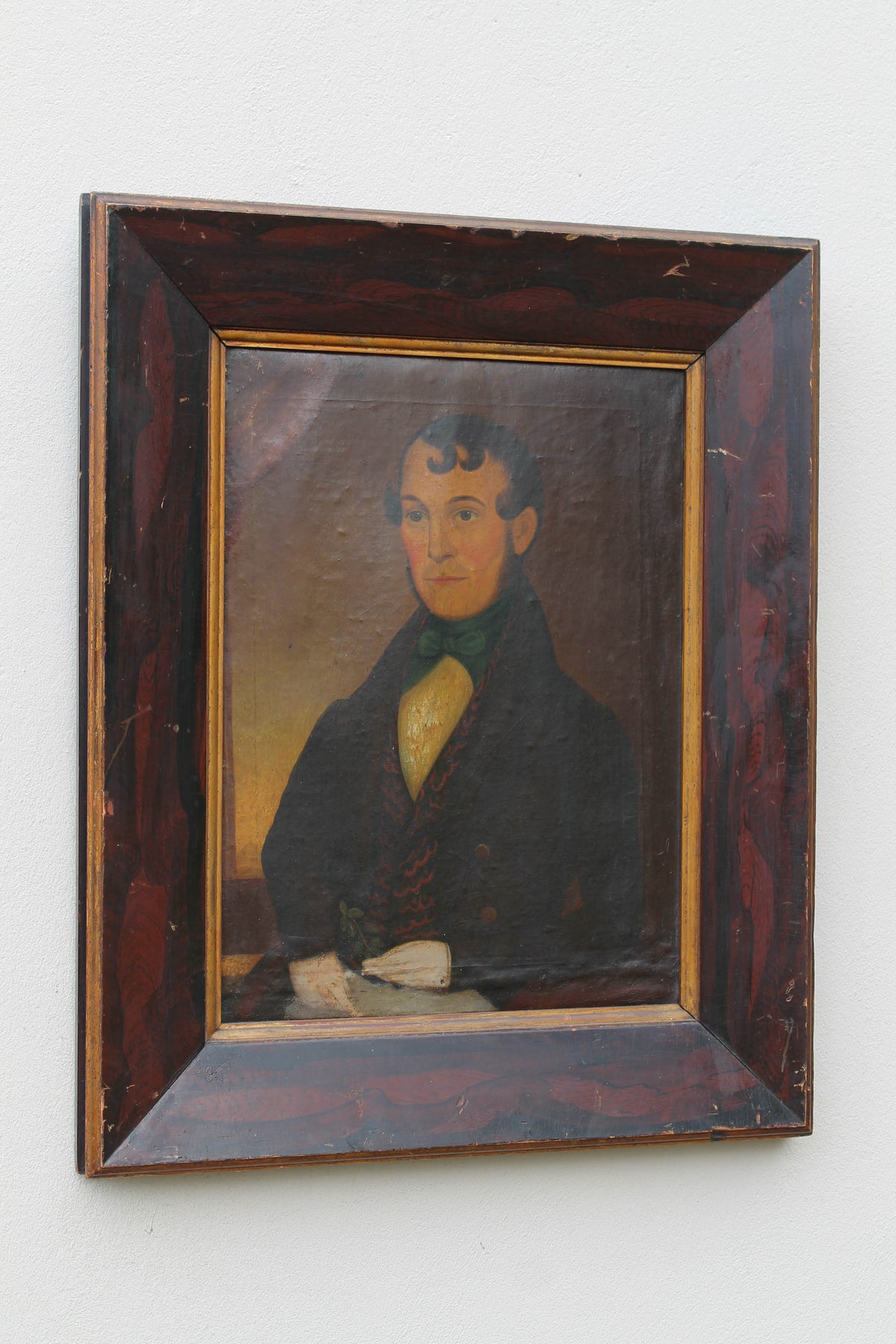 Portrait of an American botanist or herbalist c. 1830