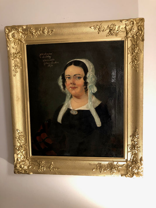 Portrait of a Mrs Beaton of Sudeley, Winchcombe, Gloucestershire