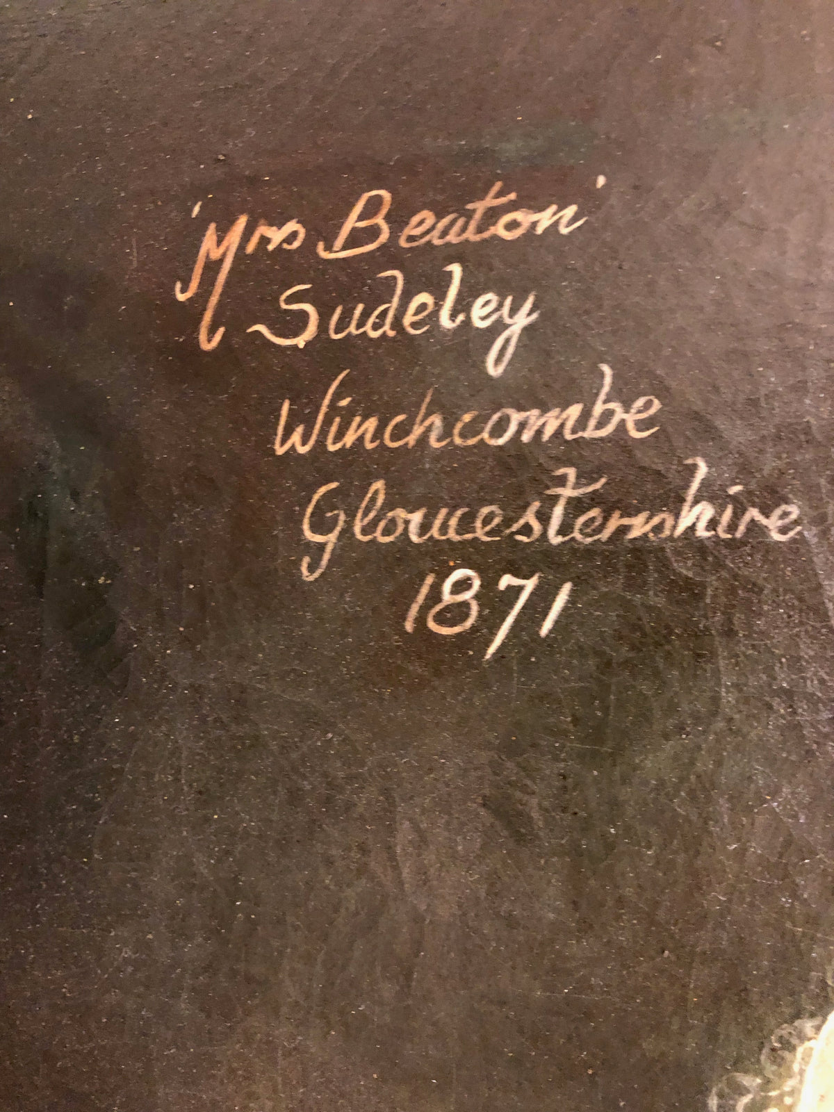 Portrait of a Mrs Beaton of Sudeley, Winchcombe, Gloucestershire