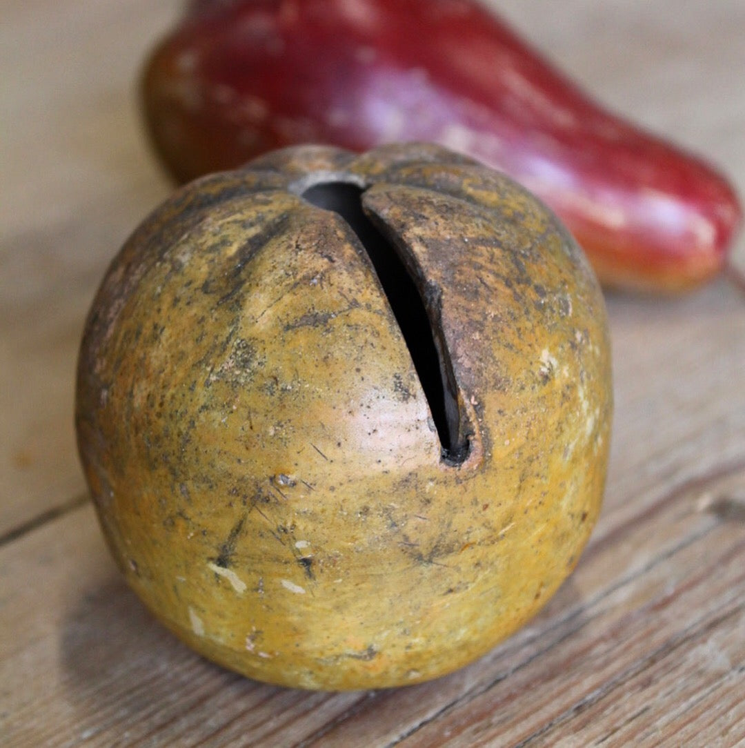 Reserved - 19th c pottery moneyboxes in the form of fruit