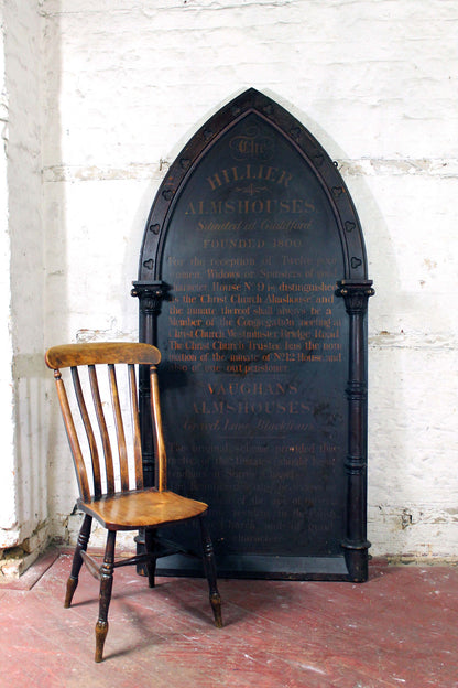 Large 19th century painted  Guildford and London almshouses sign