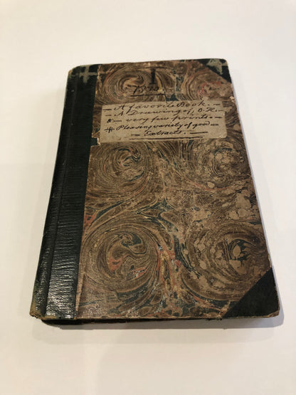 Rare regency journal of a lady including watercolour studies