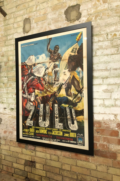 Large original 'Zulu' movie poster