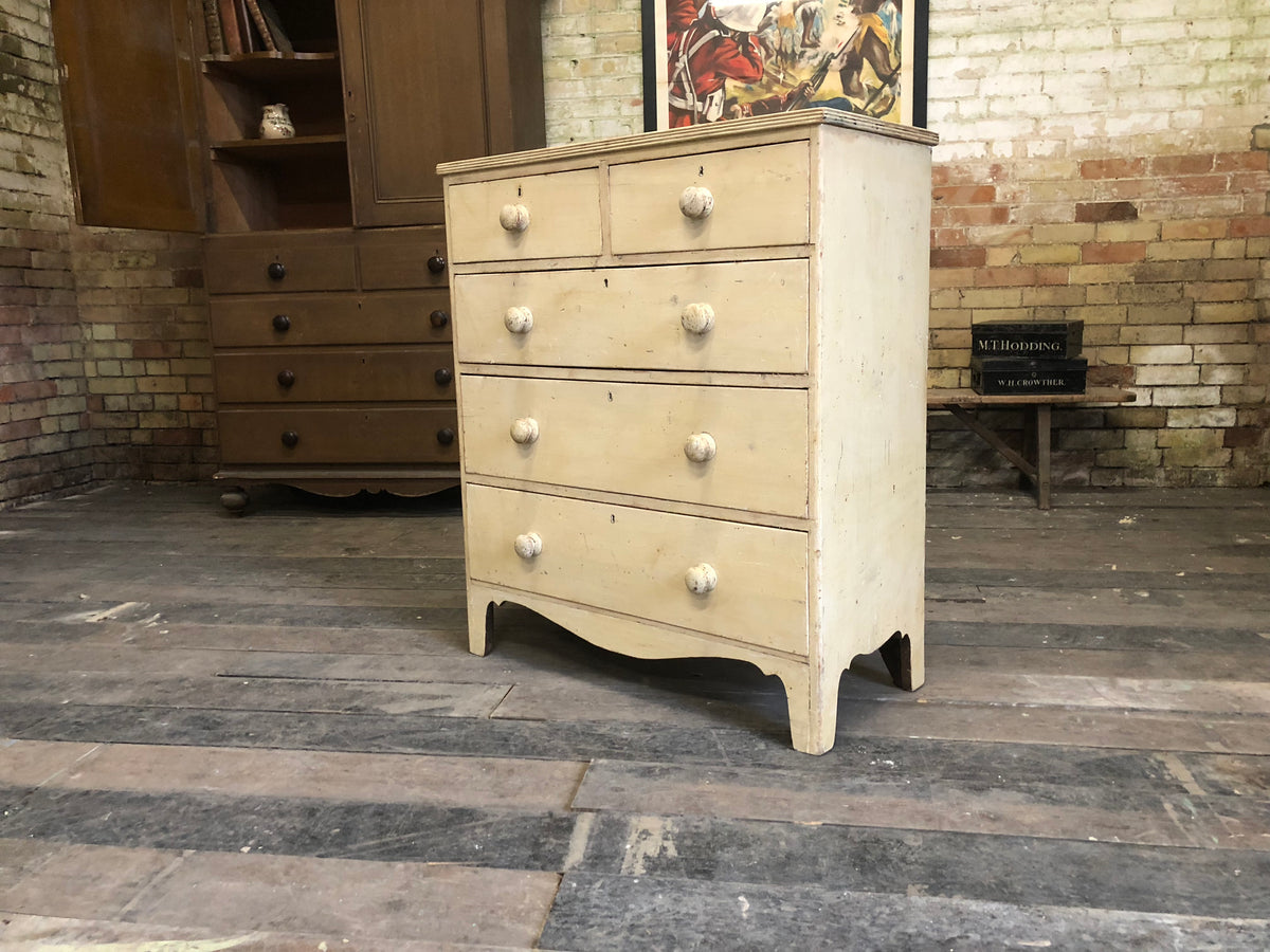 Regency chest of drawers in original paint