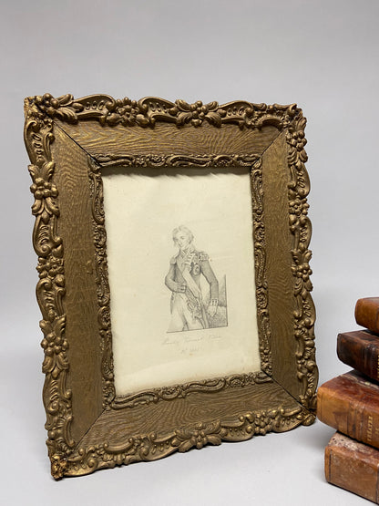 An original pencil drawing of Admiral Viscount Nelson, by William Thompson 20th December 1832