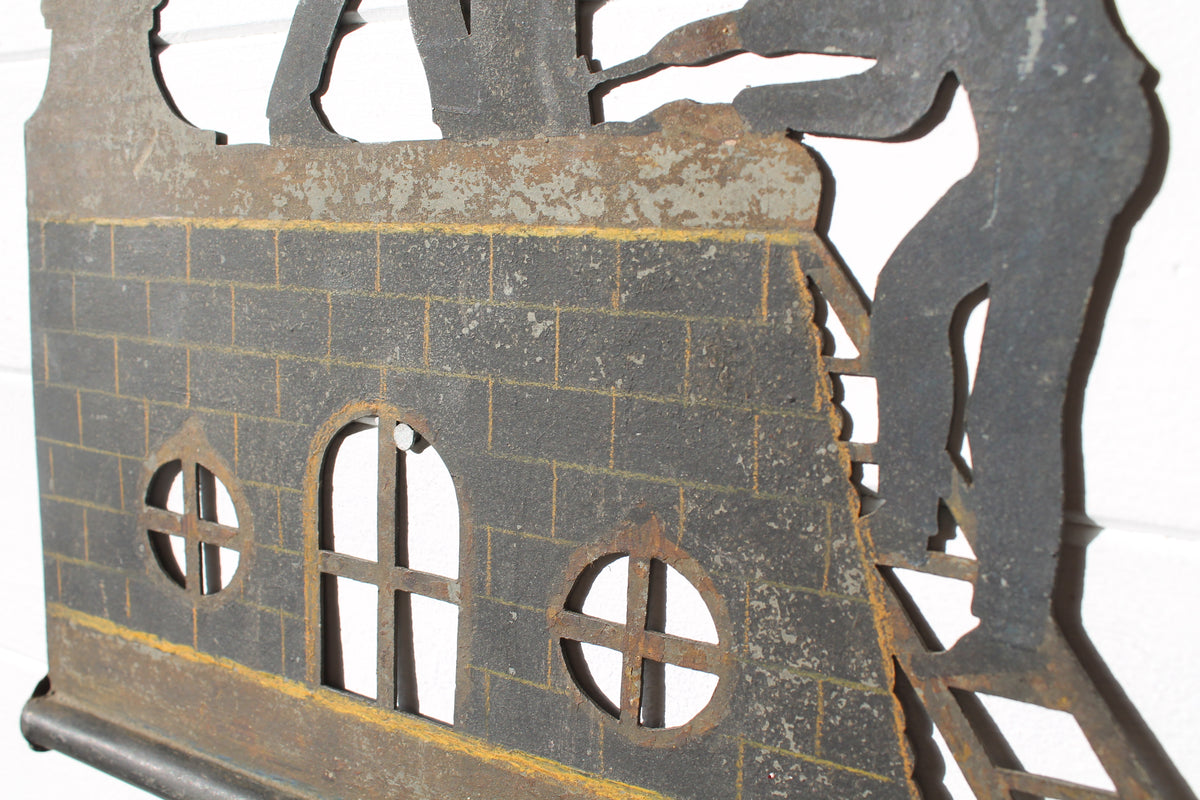 19th Frenc zinc weathervane in the original paint