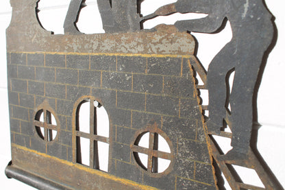 19th Frenc zinc weathervane in the original paint