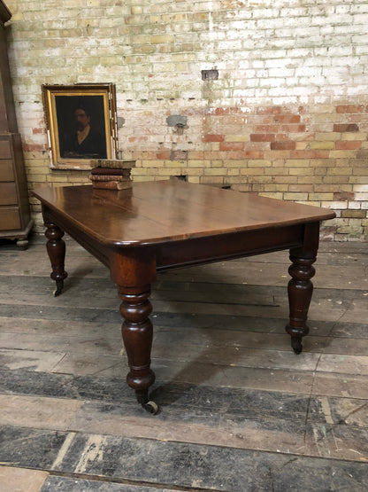 19th c Welsh oak kitchen table