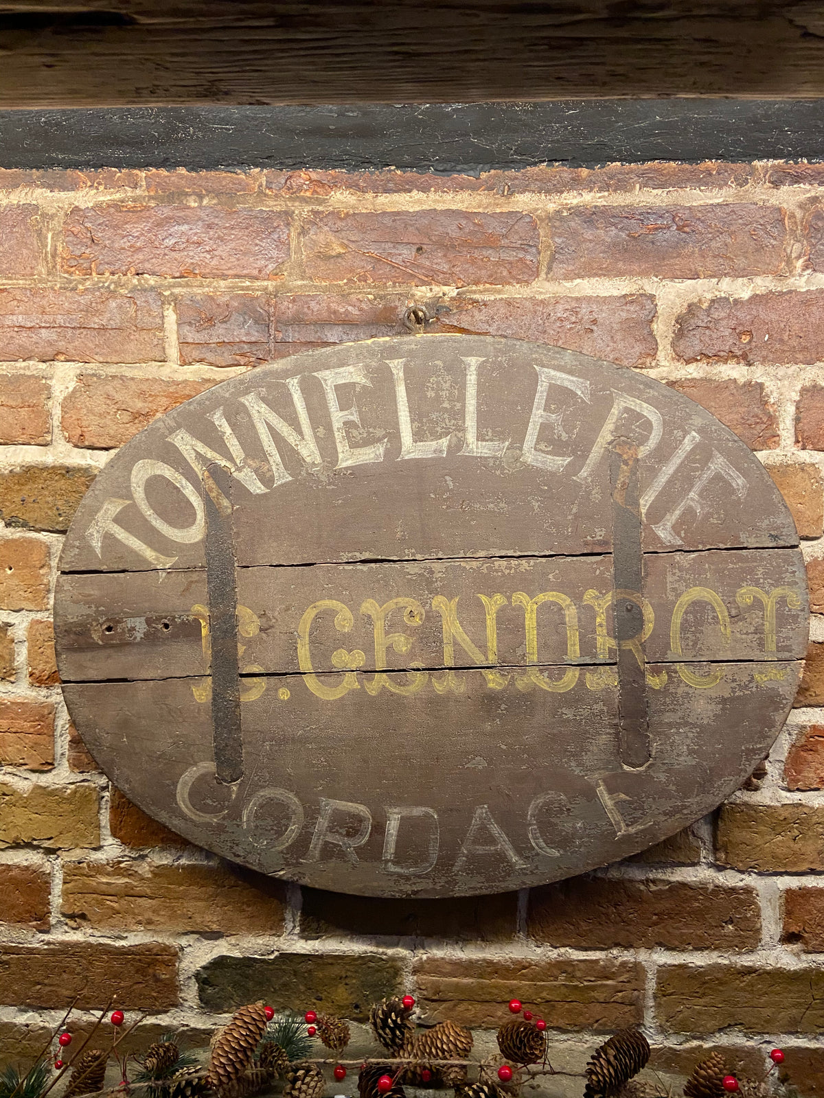 Original French trade sign