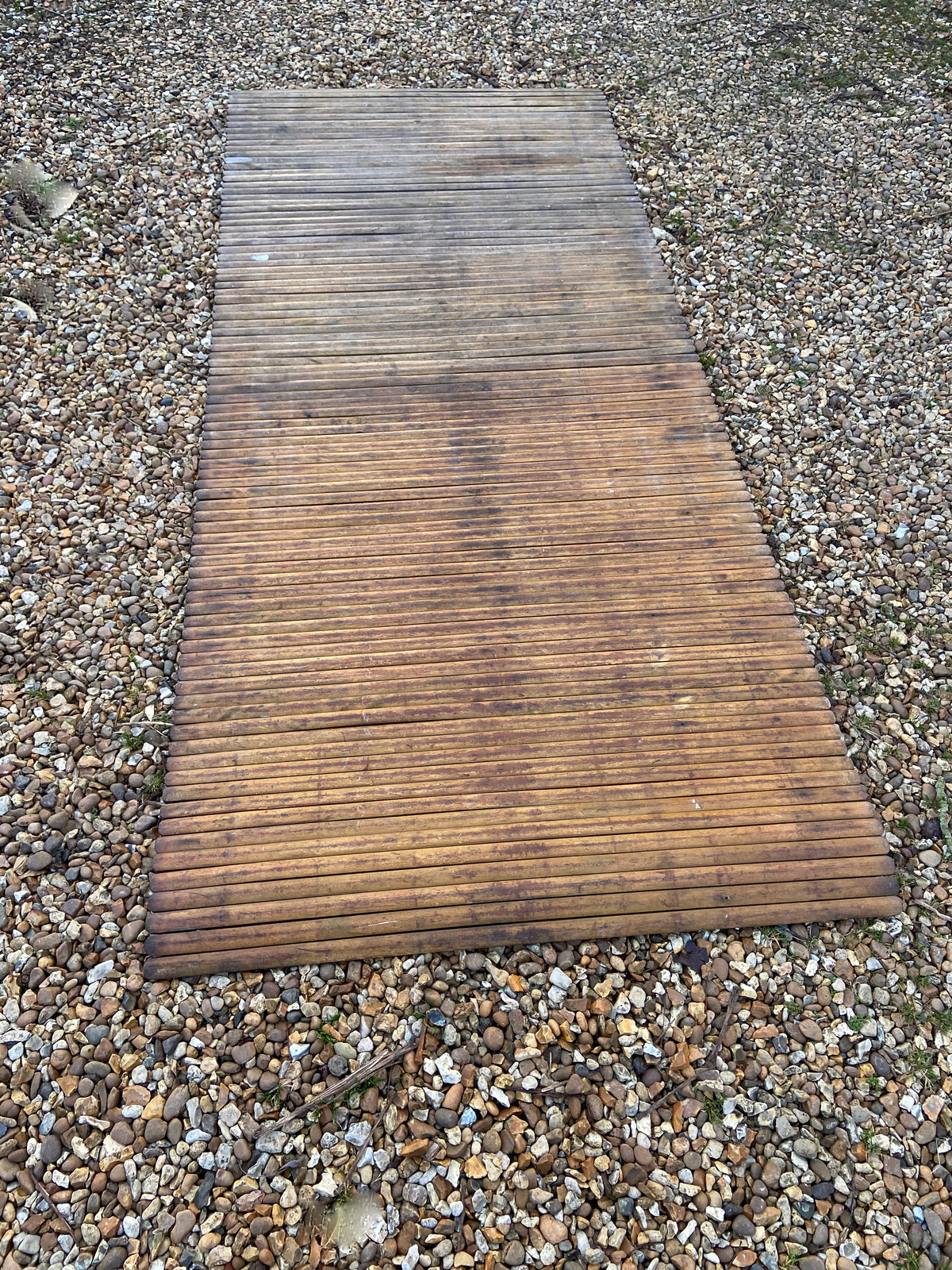 19th century street performer's mat