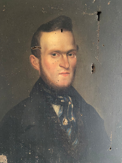 19th century French school portrait of a gentleman