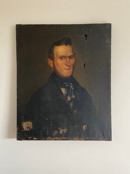 19th century French school portrait of a gentleman