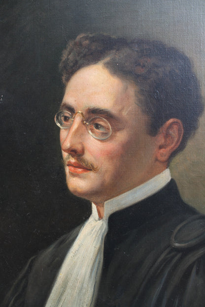 19th century French school portrait of a lawyer