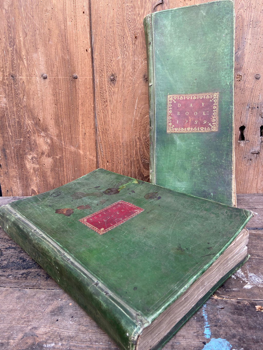 A pair of Georgian ledgers from Scottow in Norfolk