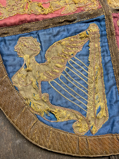 An early 19th century embroidered Royal Standard