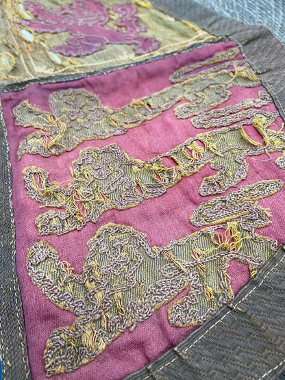 An early 19th century embroidered Royal Standard