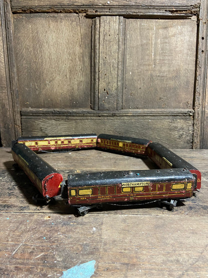 1920s scratch built model LMS train carriages