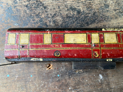 1920s scratch built model LMS train carriages