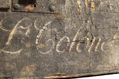 A pair of Lt Colonel Jouinot's travelling trunks