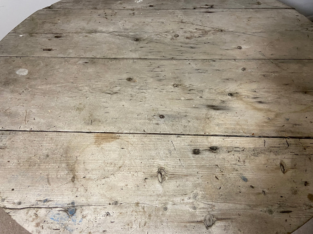 19th c pine cricket table