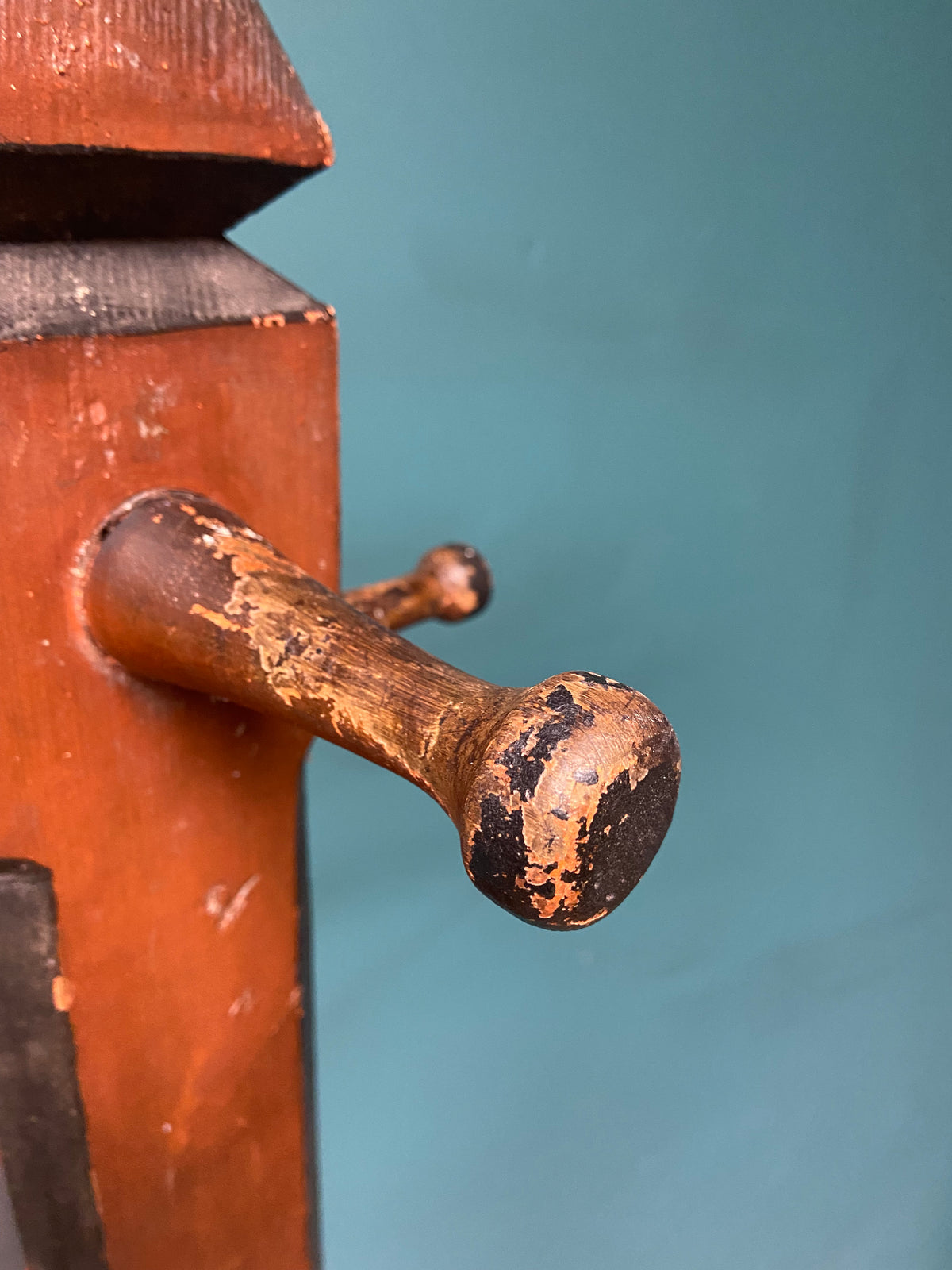 19th century hat and coat stand in the original paint