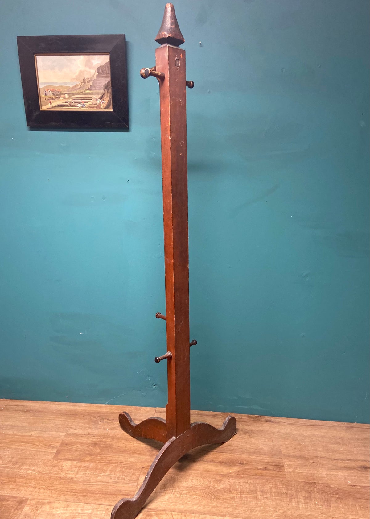 19th century hat and coat stand in the original paint
