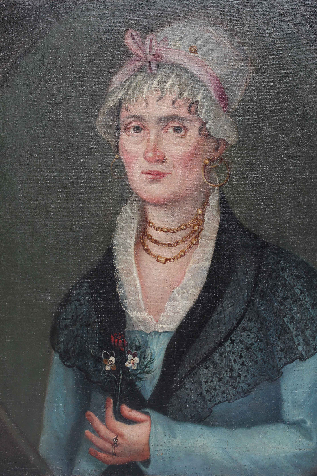 Early 19th century French school portrait of a lady