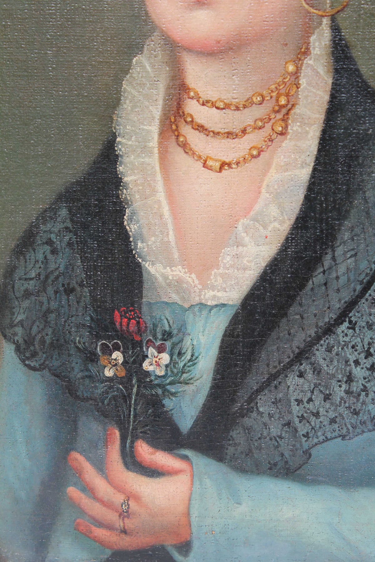 Early 19th century French school portrait of a lady