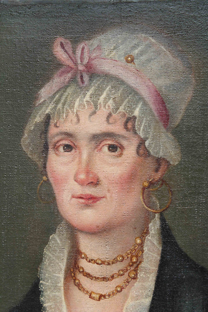 Early 19th century French school portrait of a lady