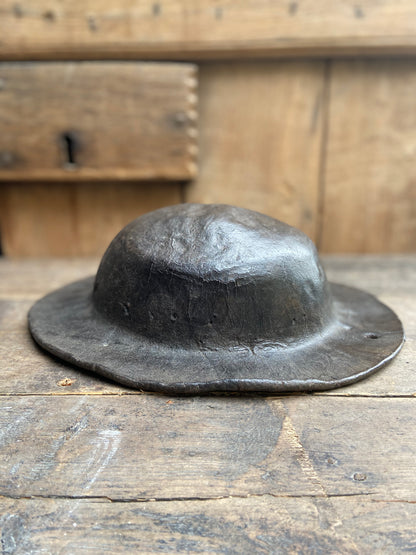 19th century leather hat