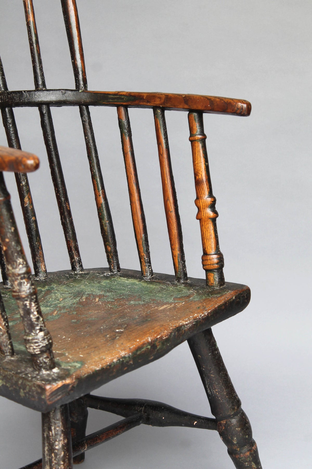 Early 19th century large West Country Windsor child's chair