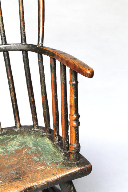 Early 19th century large West Country Windsor child's chair