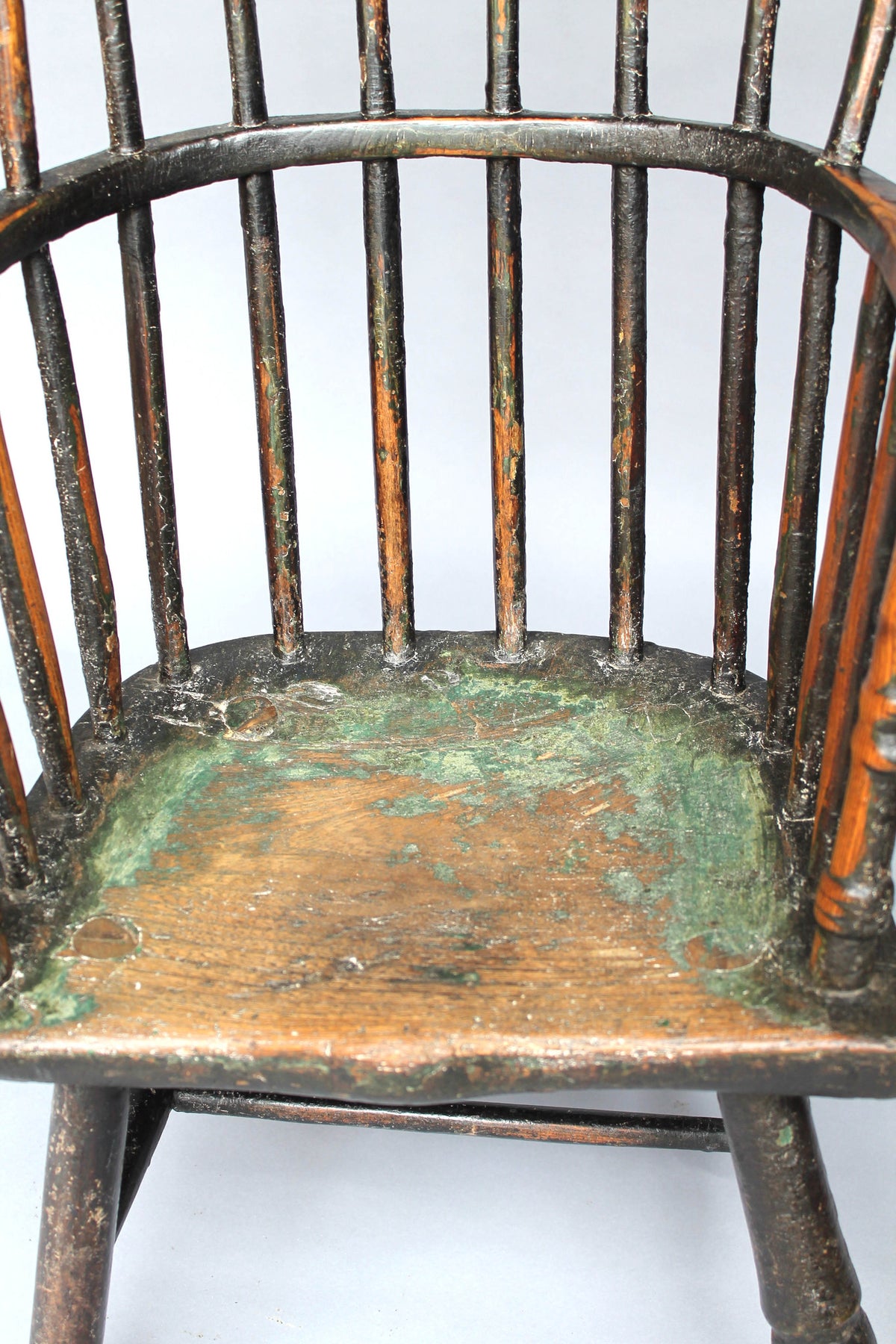 Early 19th century large West Country Windsor child's chair