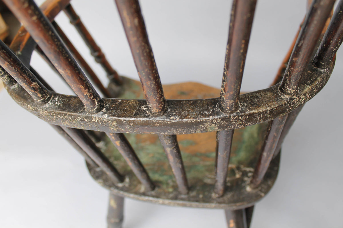 Early 19th century large West Country Windsor child's chair