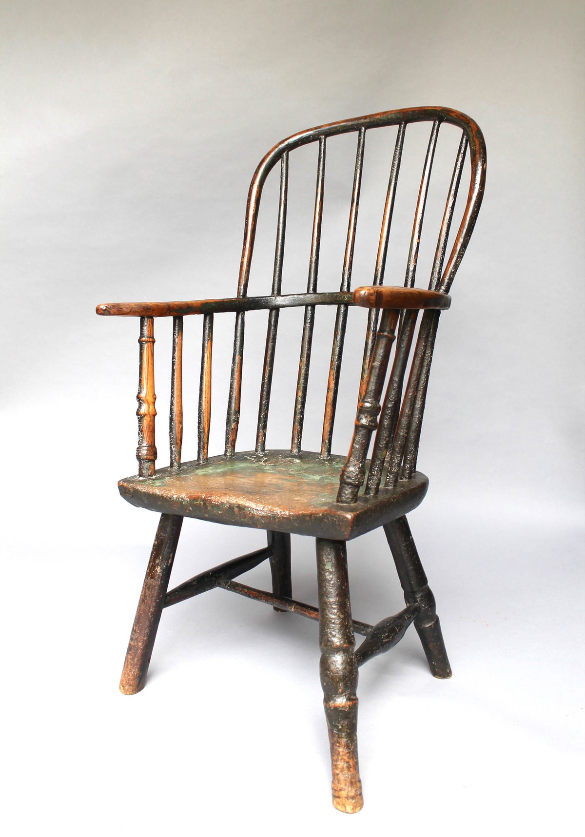 Early 19th century large West Country Windsor child's chair