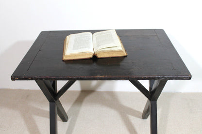A mid 19th century English tavern table in the original finish