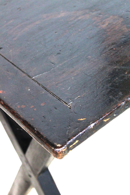 A mid 19th century English tavern table in the original finish