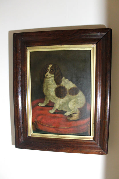 English naive school study of a Cavalier King Charles Spaniel