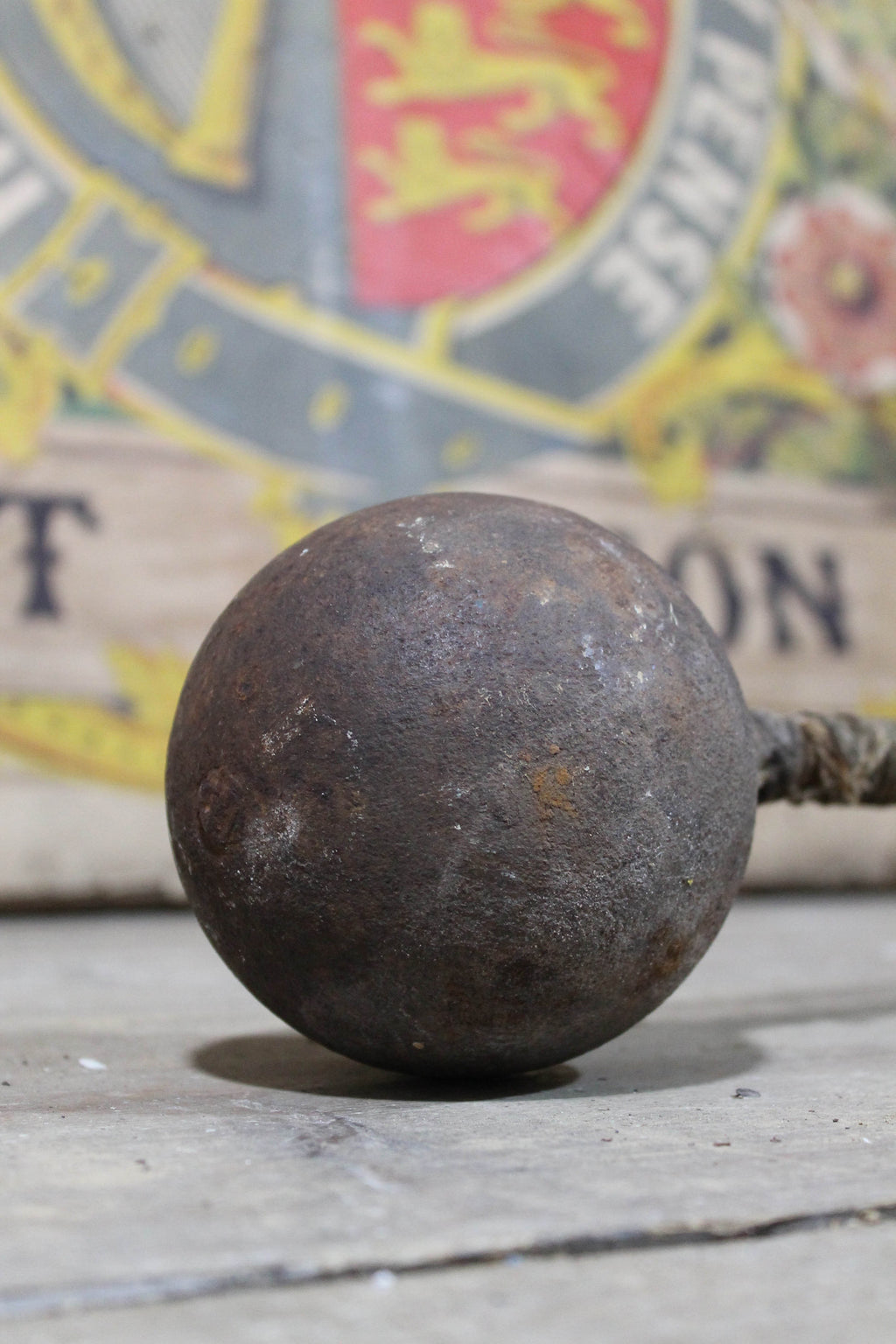 19th century strongman's dumbbells