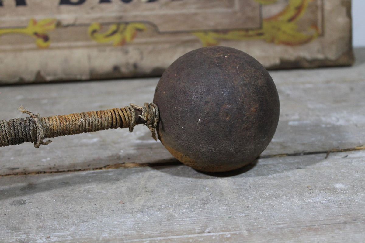 19th century strongman's dumbbells